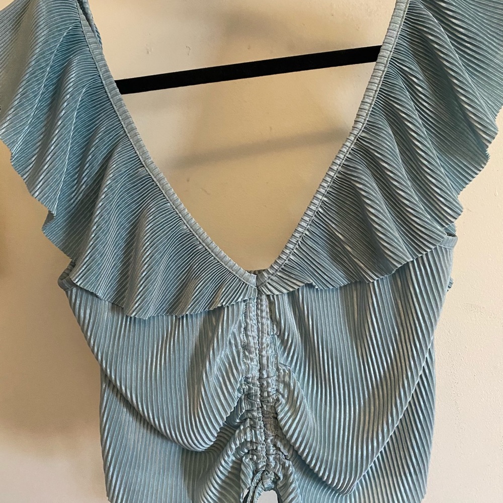 Zara cropped blouse